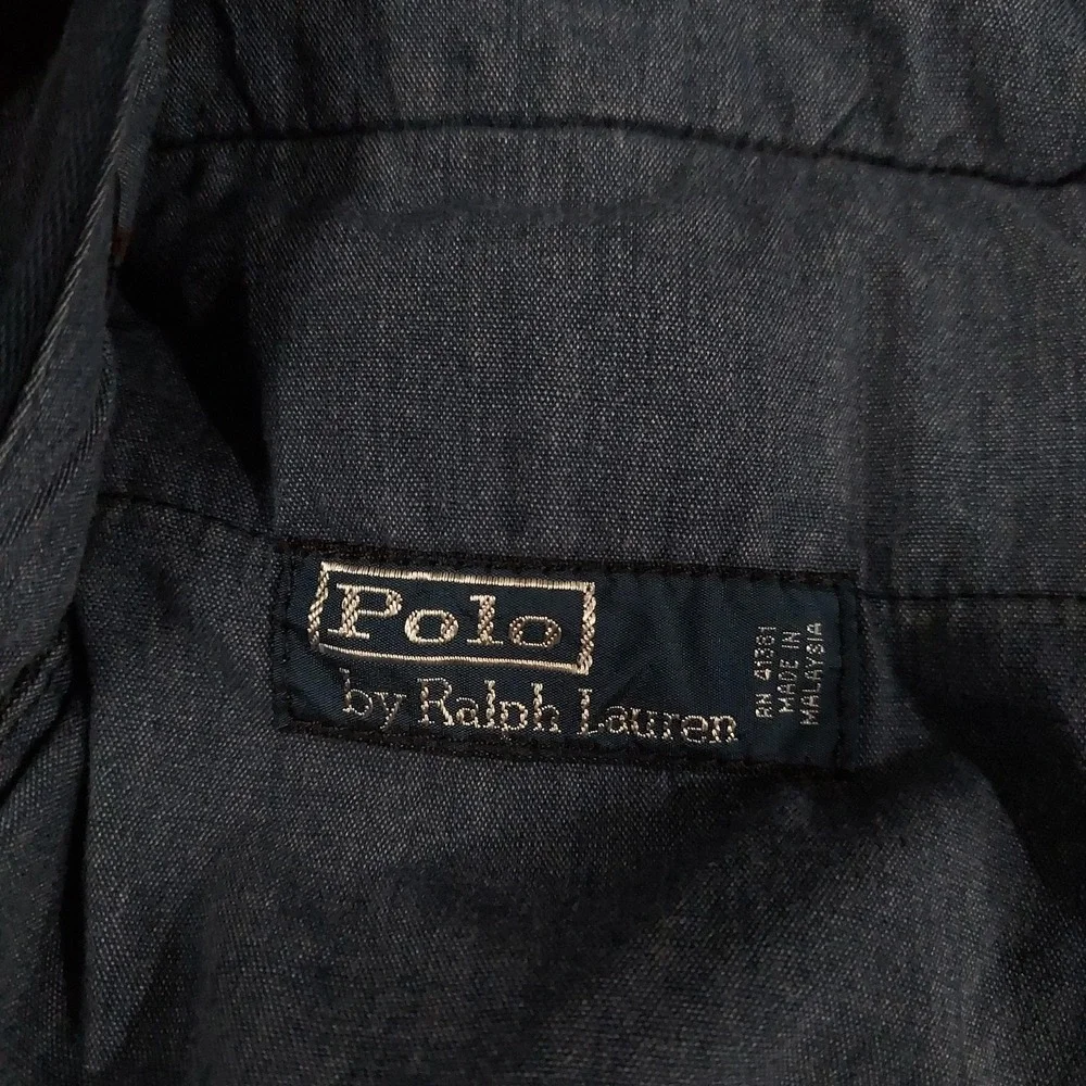Vintage Polo Ralph Lauren Pants Mens 34x30 Blue Cargo Tactical Relaxed Military